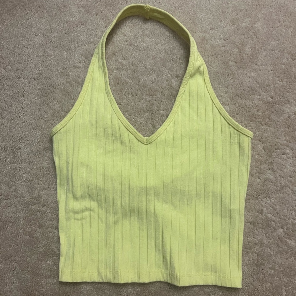 Hollister Yellow Halter Top